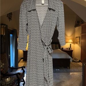 Laundry by Design Monochrome Geometric Women's Dress